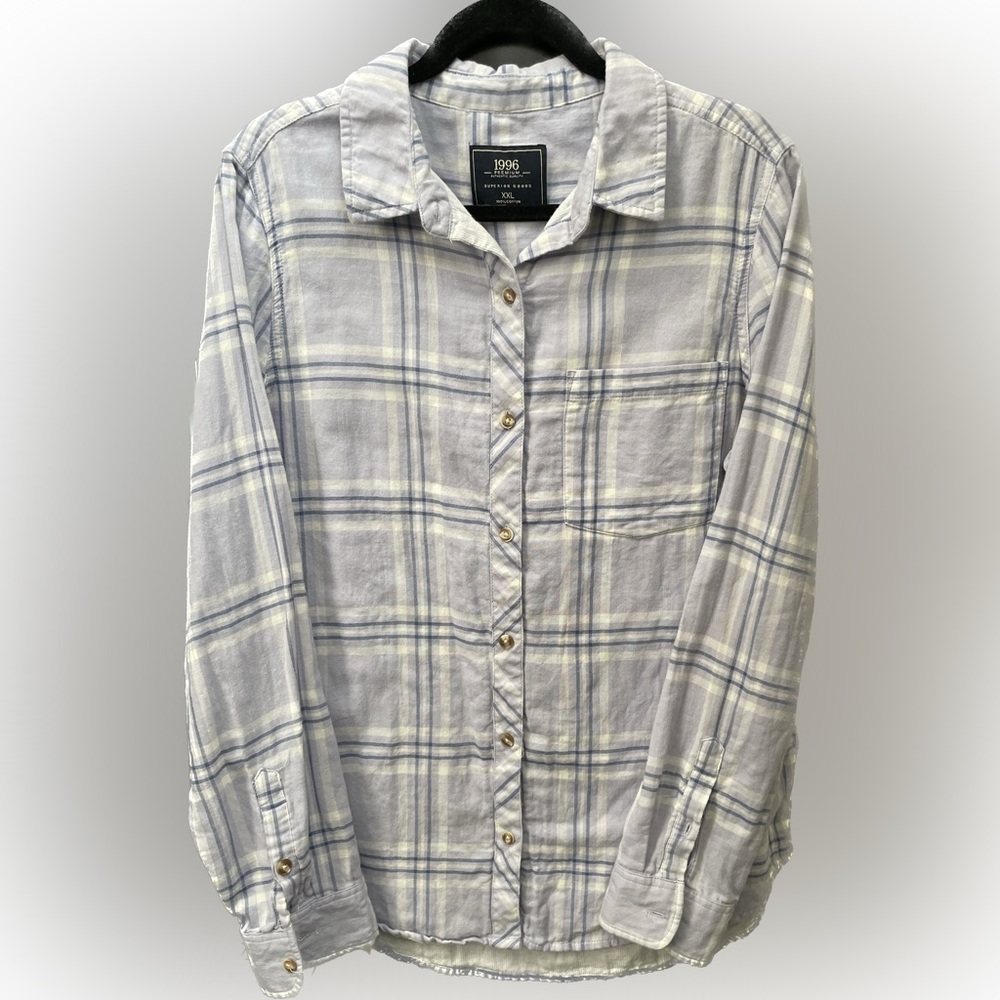 Superior Goods plaid Button down